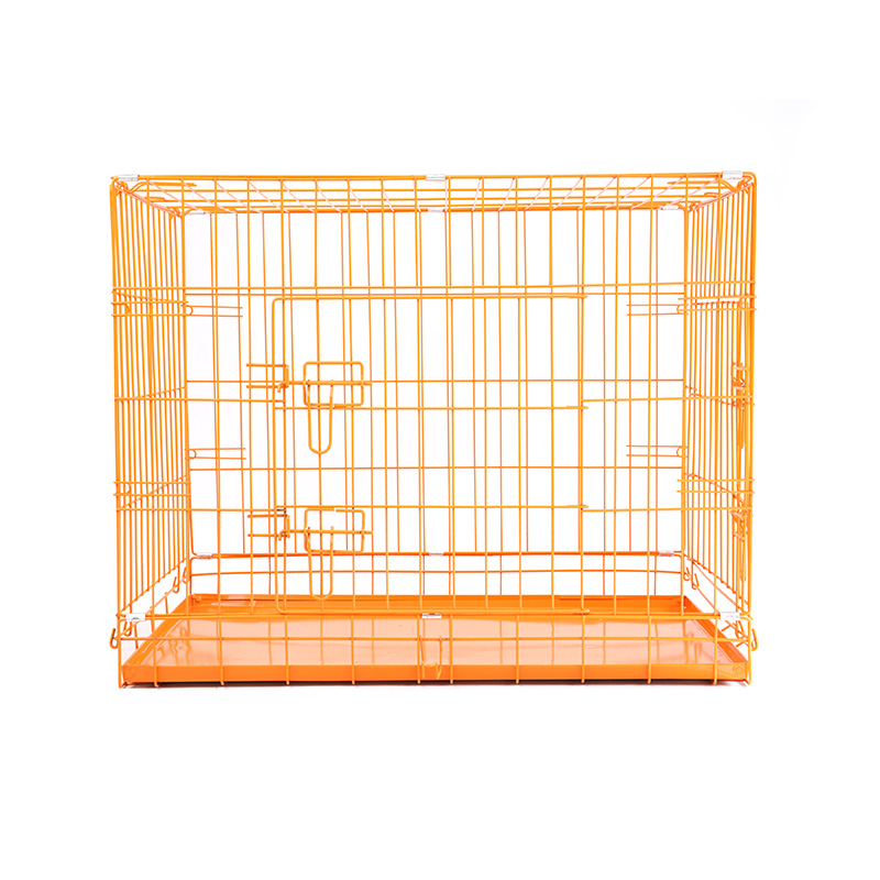 DH016-2 Opvouwbare 2-deurs kennel voor huisdieren met ABS-lade