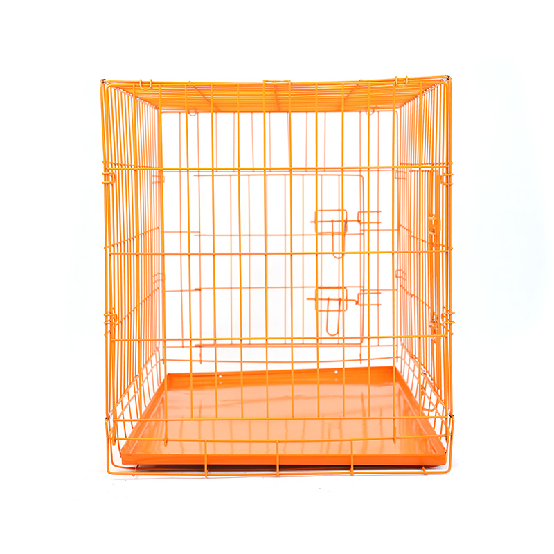 DH016-2 Opvouwbare 2-deurs kennel voor huisdieren met ABS-lade