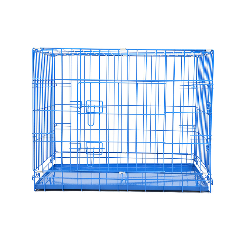 DH016-2 Opvouwbare 2-deurs kennel voor huisdieren met ABS-lade