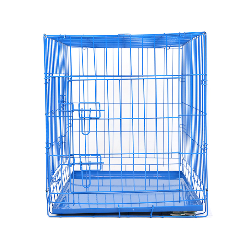 DH016-2 Opvouwbare 2-deurs kennel voor huisdieren met ABS-lade