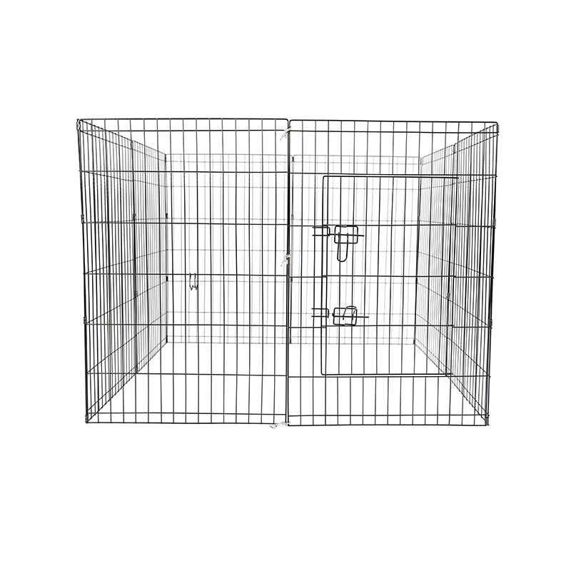 DH051-3 8 panelen draagbare metalen hondenbox voor binnen