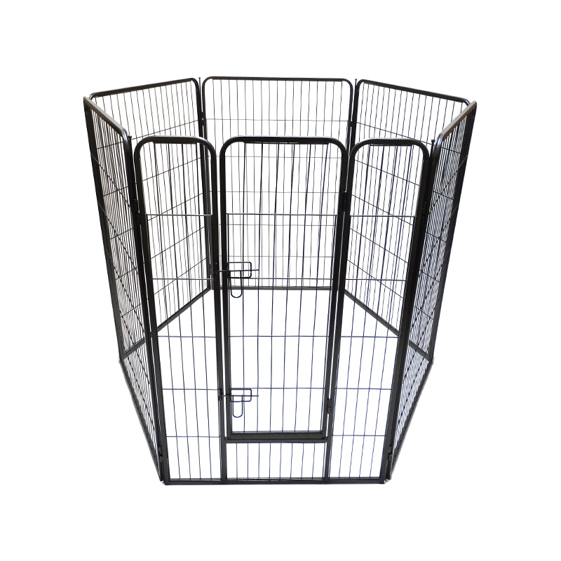 DH093-4 6 panelen draagbare buiten opvouwbare, zware metalen dierenbox